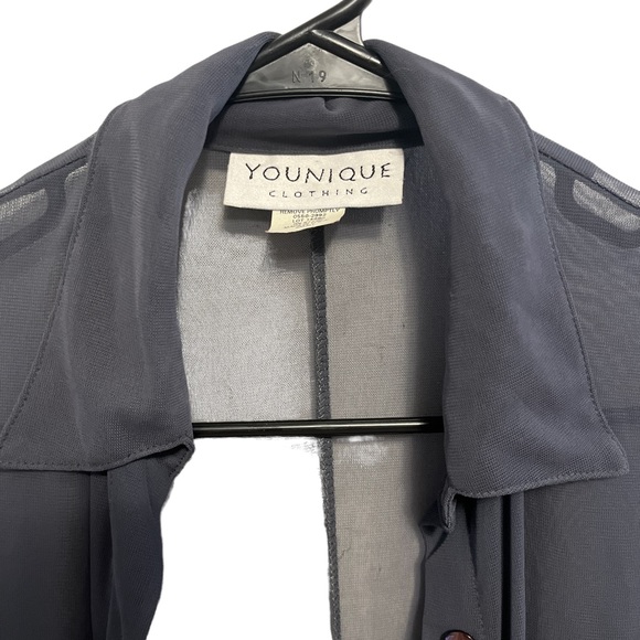 Sheer button down cardigan - Picture 3 of 4